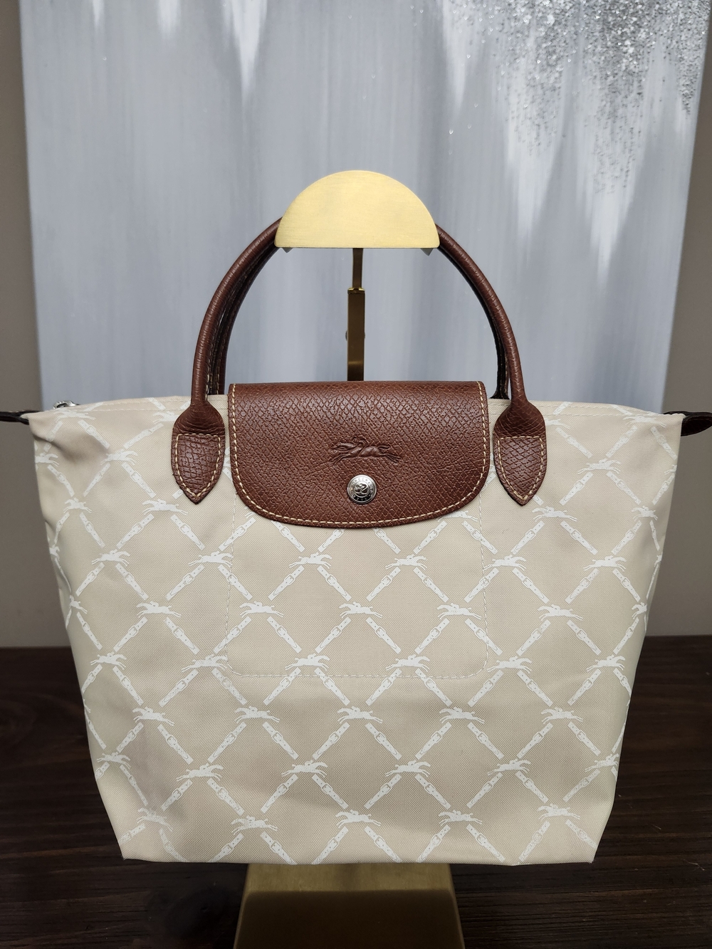 Longchamp Le Pliage Original Tote Size Small in Beige